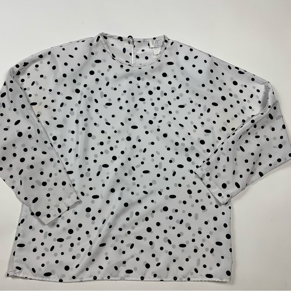 Vintage 90s Retro Long Sleeve Blouse